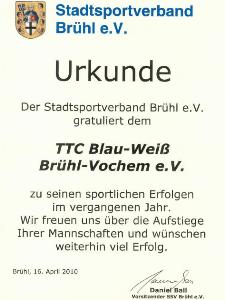 Ehrung SSV 2010