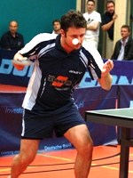 Johannes Dimmig - 2009 09 05 beim Aufschlag