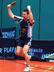 Johannes Dimmig - 2009 10 10 - Jubel nach Matchball