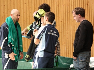 Karim Kholki in Satzpause