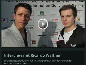 Ricardo Walther - 2012 03 30 - Interview mit TTBL-TV