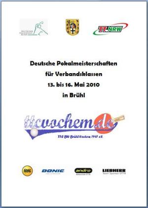 DPM 2010 - Titelseite Programmheft